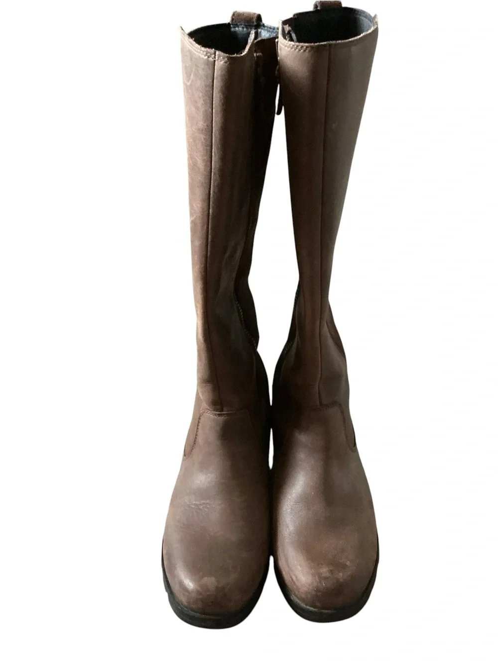 Sorel women’s Emelie tall equestrian riding boots brown waterproof leather sz 8